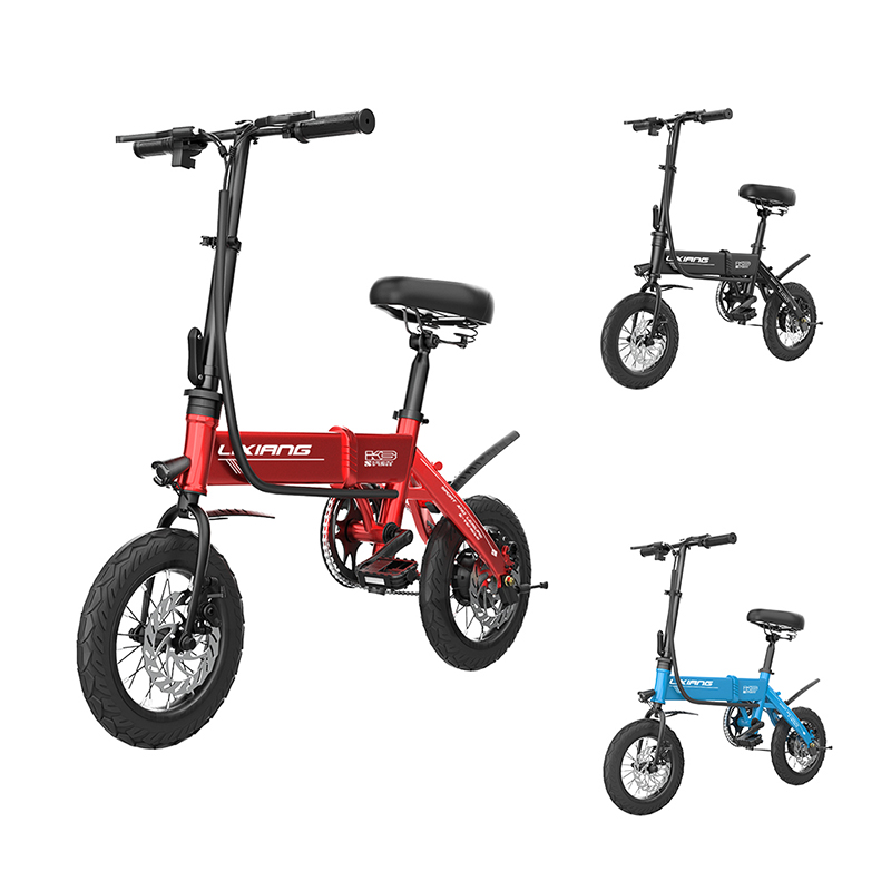 Mini Fold Electric Bicycle 14 Inch  36V 7.8ah  City EBike 240W Powerful Mountain Bike / Full Throttle Sports Car · v2